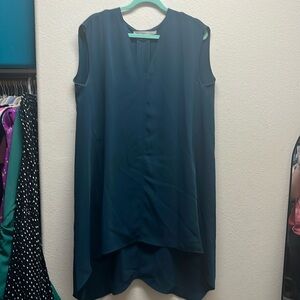 Rachel Roy high low, blue sleeveless dress